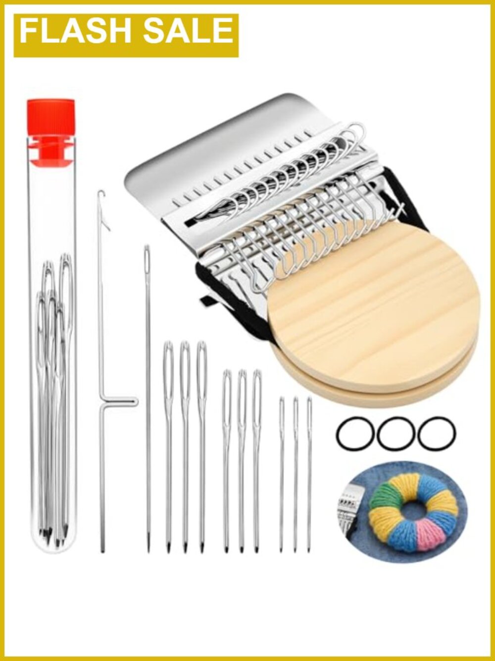 Knit Patch Darning Loom Kit Visible Mending Tool Speedweve Style